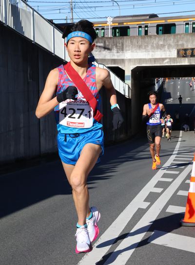 散田架道橋中継所　往路