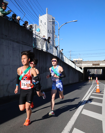 散田架道橋中継所　往路