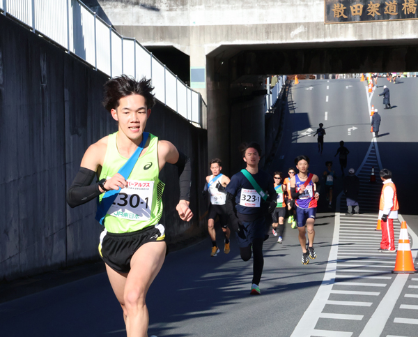 散田架道橋中継所　往路