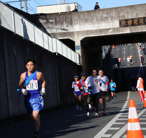 散田架道橋中継所　往路
