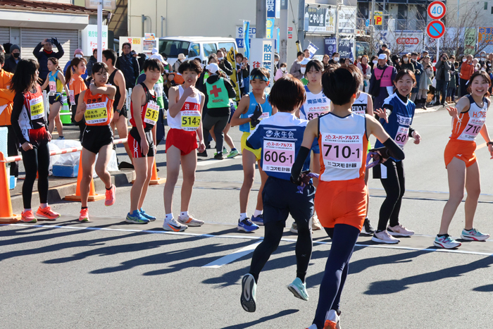 散田架道橋中継所　往路