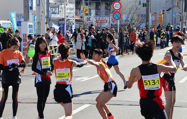 散田架道橋中継所　往路