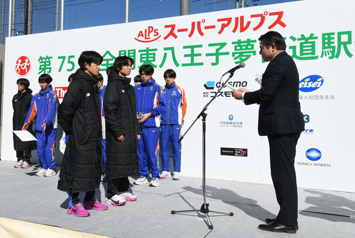 本部会場（第五中学校）・閉会式