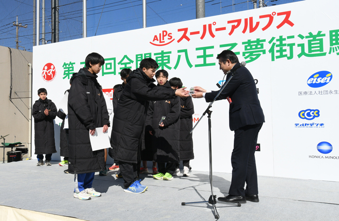 本部会場（第五中学校）・閉会式