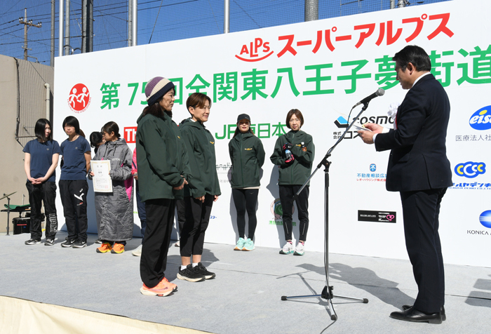本部会場（第五中学校）・閉会式