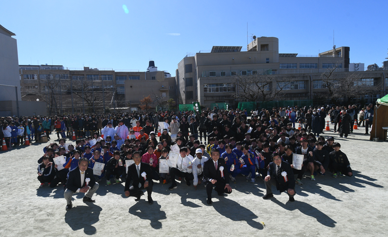 本部会場（第五中学校）・閉会式