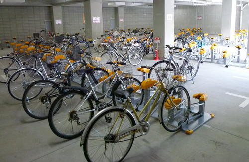 条例適用で整備された自転車駐車場