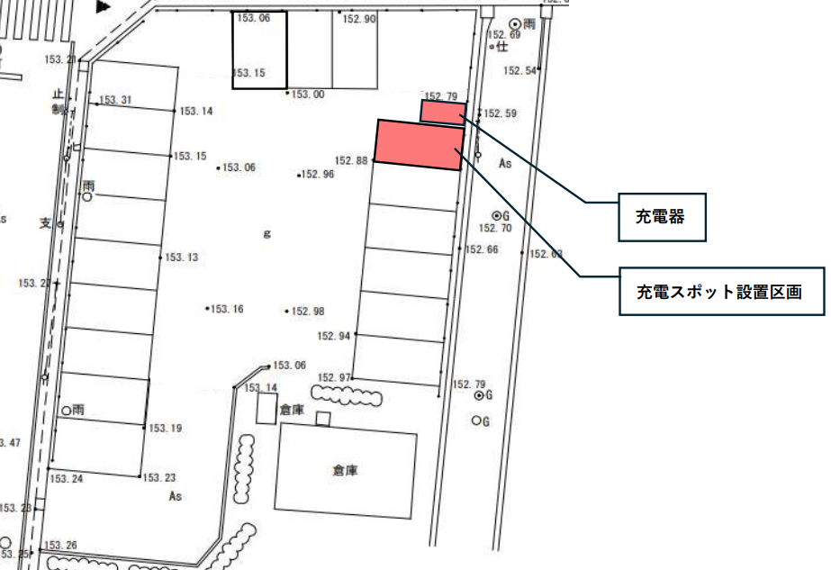 EV充電器設置図面