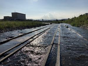 浅川水流線路？　梅嵜さん