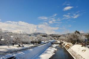 浅川の雪景色　小林さん