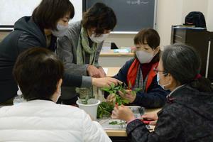 さし芽実習の様子　3