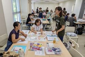 冬春花壇デザインワークショップの様子