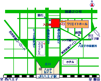 消費者生活センターの地図