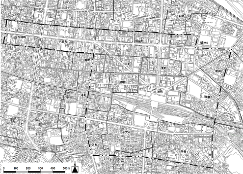 対象空き店舗地図