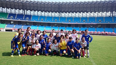 女子サッカー交流