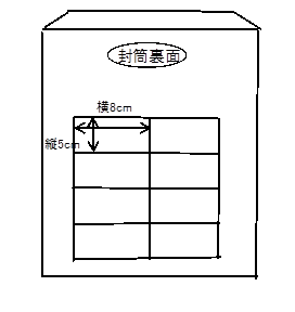 封筒見本