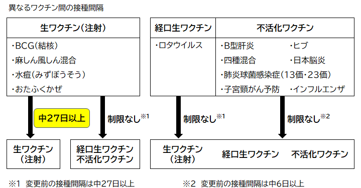 接種間隔（図）