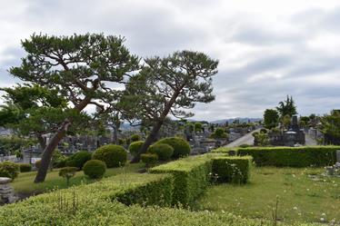 緑町霊園の様子