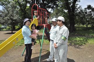 公園利用者からご意見を伺うことも