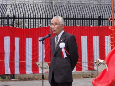 開会あいさつ（広場つくり委員会委員長）