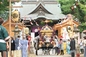 多賀神社での神事